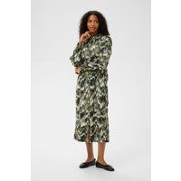 Midikleid mit abstraktem Muster