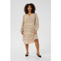 Gemustertes Midikleid mit Wellenprint