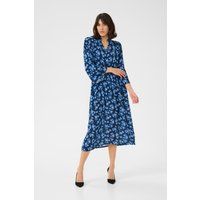 Luftiges Midikleid mit Blumenmuster