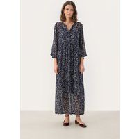 Fließendes Maxikleid mit Blumenmuster