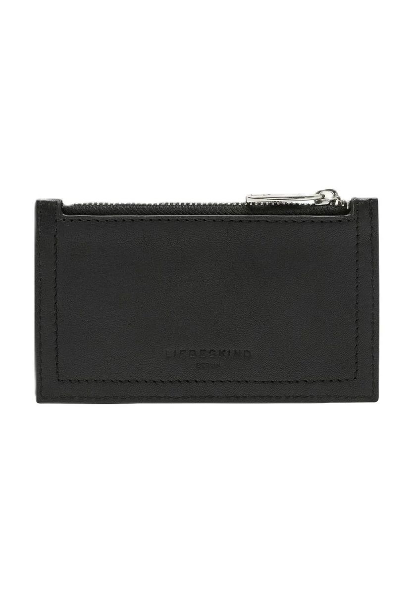 Minimalistisches genarbtes Leder-Kartenetui