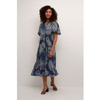 Midikleid mit Paisley-Muster