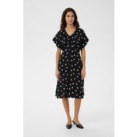 Midi-Kleid mit Polka Dots