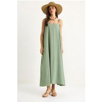 Fließendes A-Linien-Maxikleid