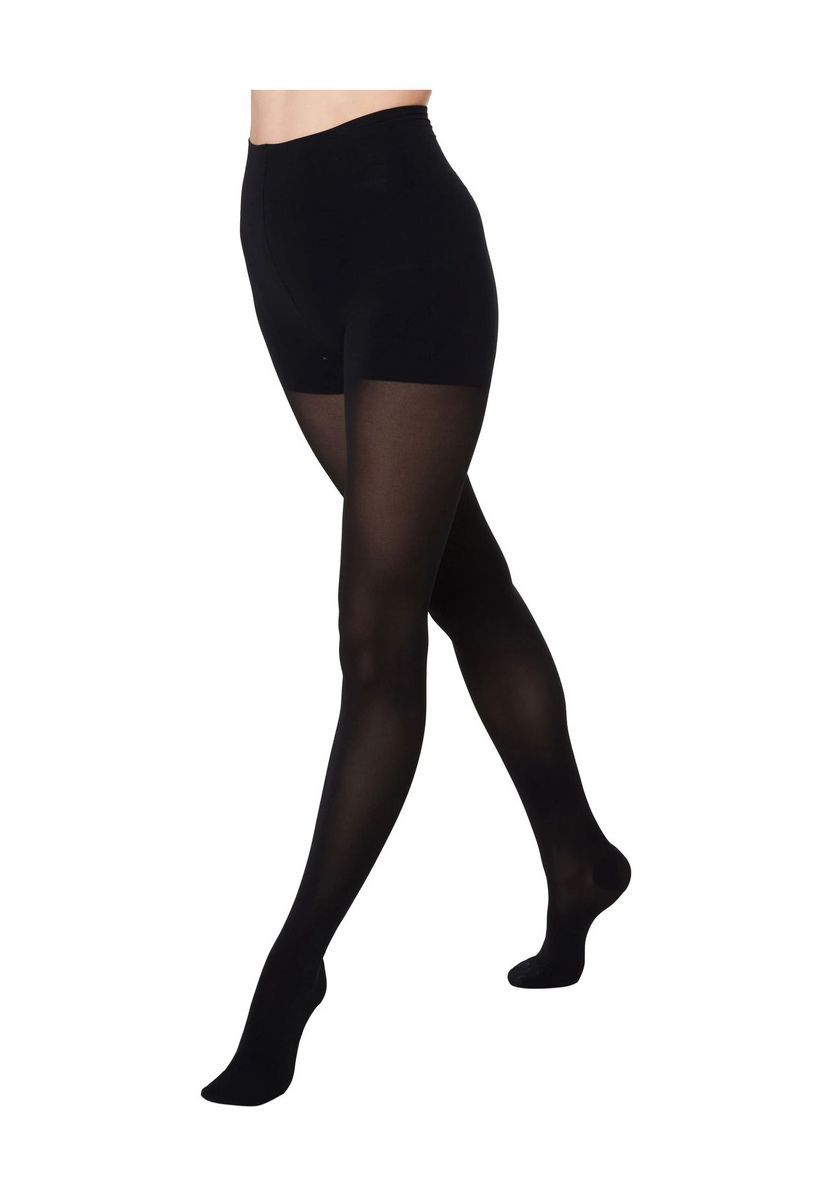 Transparente High-Waist Kompressions-Strumpfhose