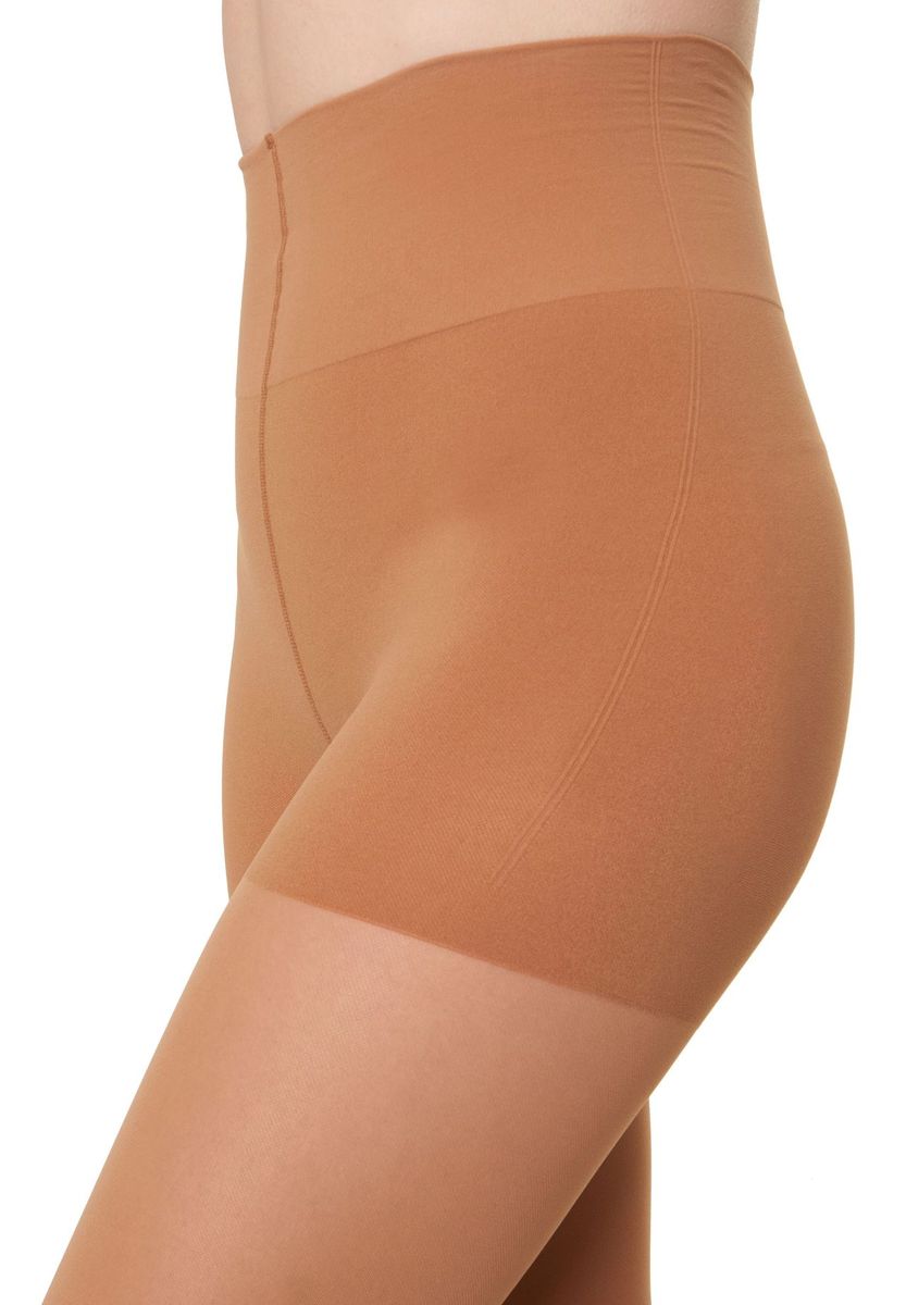 Transparente Kompressions-Strumpfhose mit Formeffekt