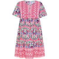 Bohemian Folklore-Print Minikleid