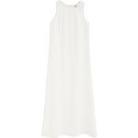 Ärmelloses minimalistisches Kleid aus Leinenmischung