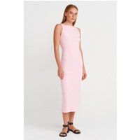 Ärmelloses Midi-Bodycon-Kleid