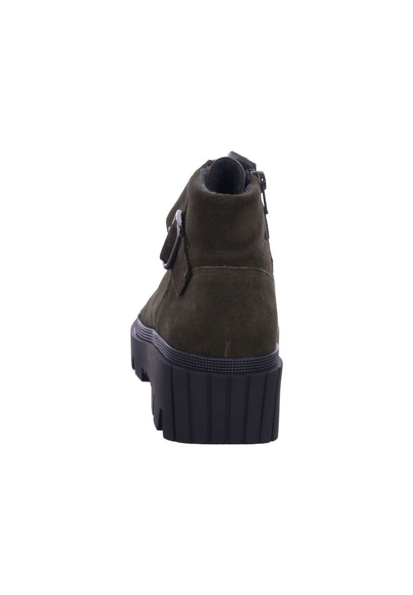Robuste Plateau-Stiefeletten mit Schnalle