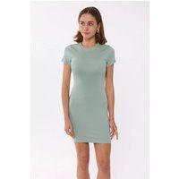 Kurzärmliges Bodycon-Mini-Kleid