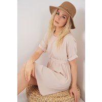 Elegantes Minikleid mit Taillenband