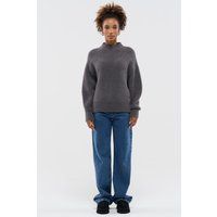 Minimalistischer Alpaka-Wollpullover