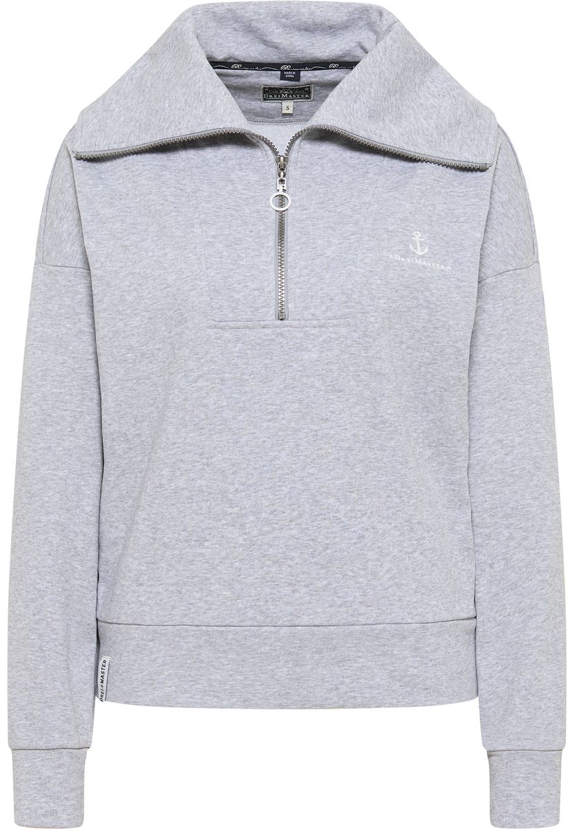 Oversized Sweatshirt mit Troyerkragen