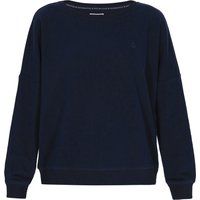 Lockerer Sweatshirt mit U-Boot-Ausschnitt