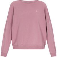 Lockeres Sweatshirt mit U-Boot-Ausschnitt