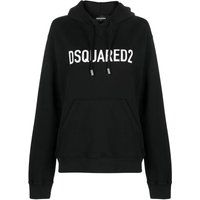 Baumwoll-Kapuzenpullover mit Logo-Print