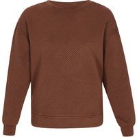 Sweatshirt mit geprägtem geometrischem Muster