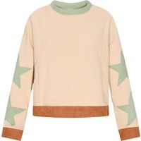 Sweatshirt mit Sternen-Patches im Relax-Schnitt
