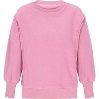Oversize-Sweatshirt aus Teddyfleece