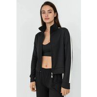 Weiche Modal-Trackjacke mit Stehkragen