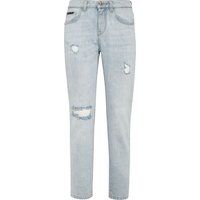 Distressed Jeans im Boyfriend-Schnitt
