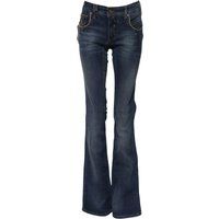 Ausgestellte Jeans mit mittlerer Leibhöhe