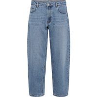 Relaxed Fit Mid-Rise Jeans Blau