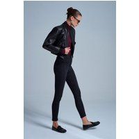 Hochtaillierte Stretch-Skinny-Jeans