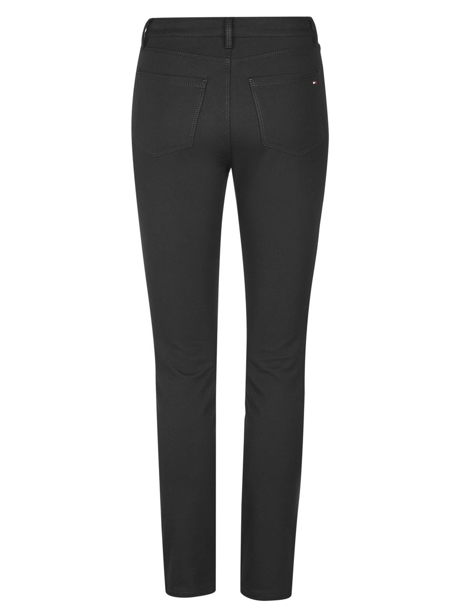 Schmal geschnittene Stretch-Baumwollhose