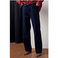 Straight-Leg-Jeans mit Kordelzug