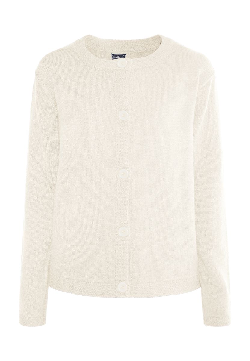 Klassischer Cardigan mit Knopfleiste