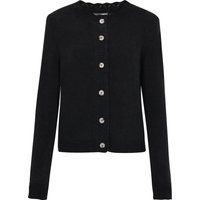 Klassische Strickjacke mit Rundhalsausschnitt