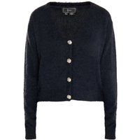 Weiche Strickjacke mit Goldknöpfen