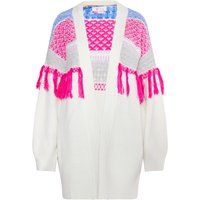Boho-Strickhülle mit verspielten Fransen