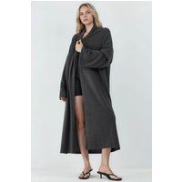 Lässiger Maxi-Cardigan mit Schalkragen