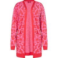 Auffälliger Cardigan mit Tiermuster