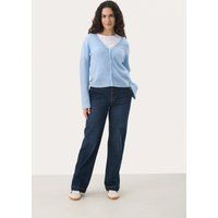 Weicher V-Ausschnitt Strick-Cardigan