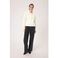 Weiche Strickjacke mit Hemdkragen