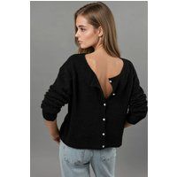 Wendbarer Strick-Cardigan mit Knöpfen