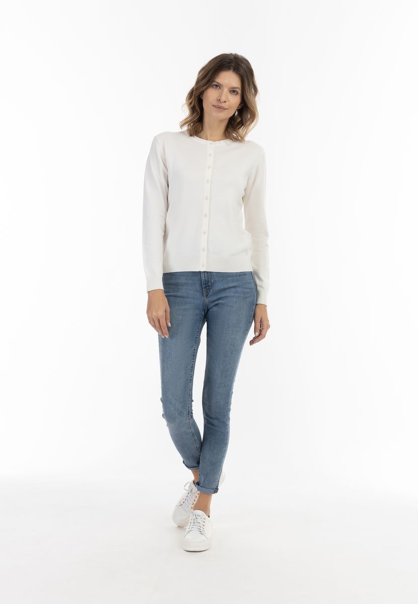 Klassischer Cardigan mit Rundhalsausschnitt