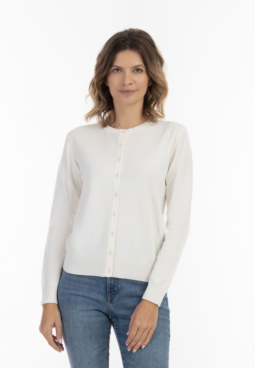 Klassischer Cardigan mit Rundhalsausschnitt