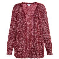 Flauschiger Cardigan mit Schimmereffekt