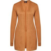 Offene Feinstrick-Strickjacke