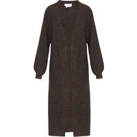 Langer Cardigan mit Überschnittenen Schultern