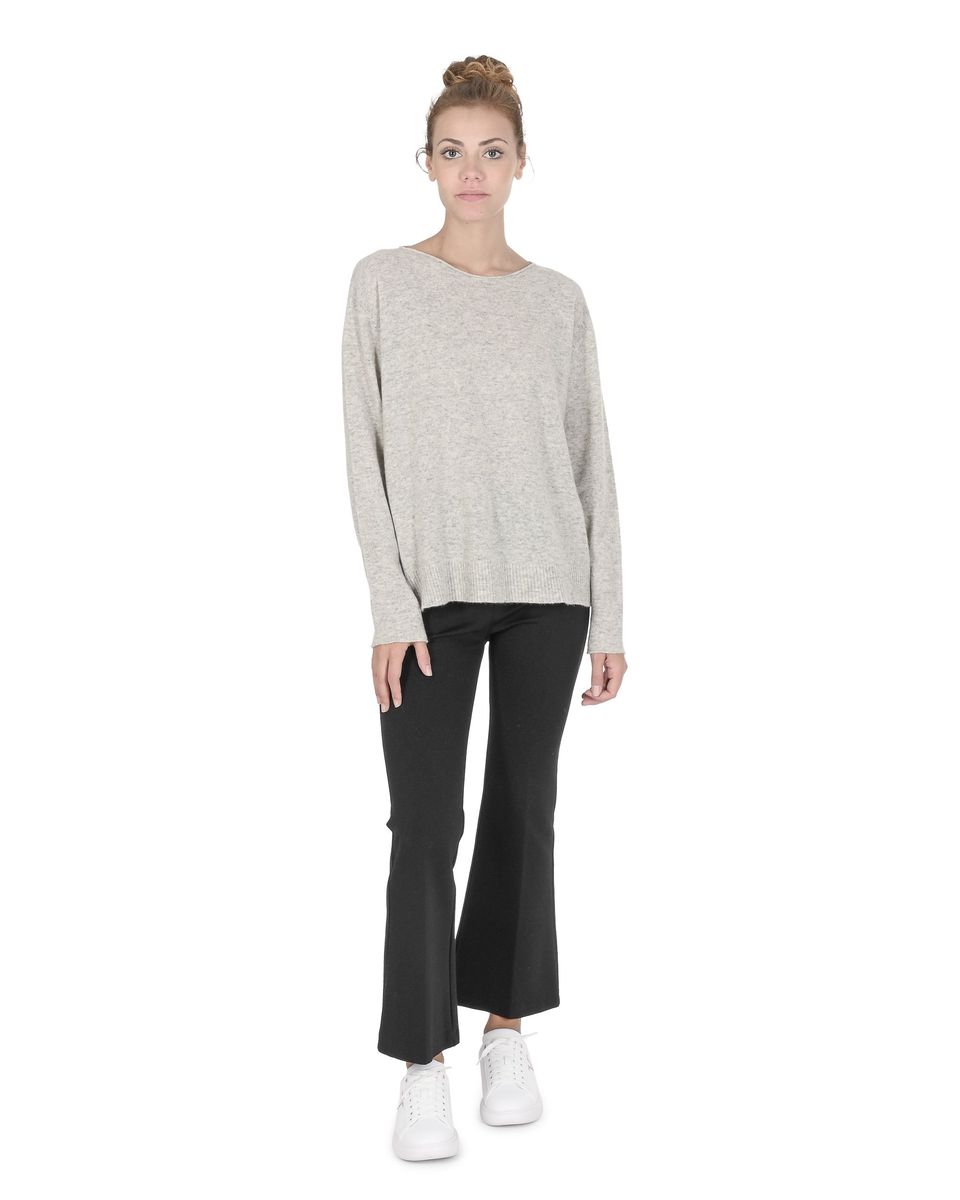 Übergroßer Kaschmir-Woll-Pullover