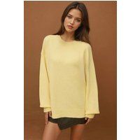 Gemütlicher Oversize-Strickpullover mit Rundhalsausschnitt