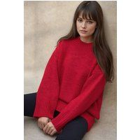 Kuscheliger Oversize Grobstrick-Pullover