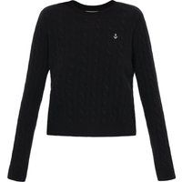 Zopfstrickpullover mit Anker-Detail