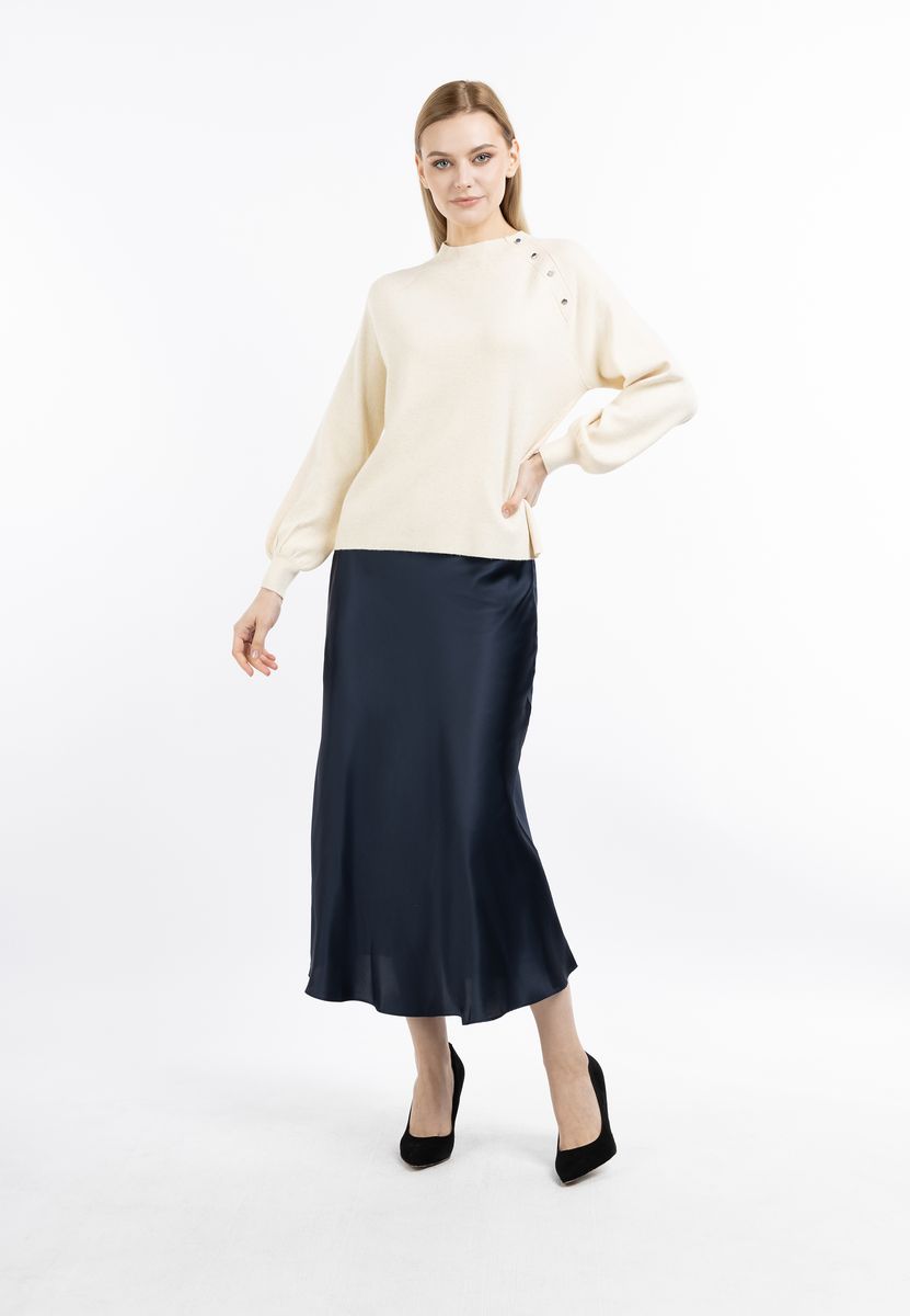 Eleganter Strickpullover mit Knopfdetail